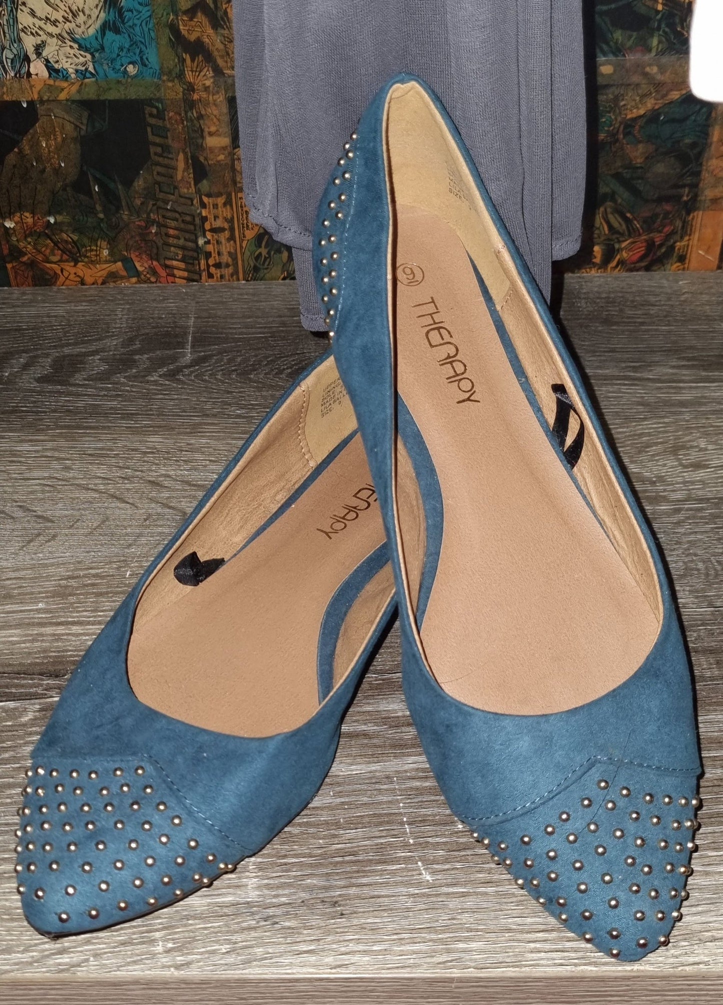 Suede feel Therapy ballet flats (EU39)