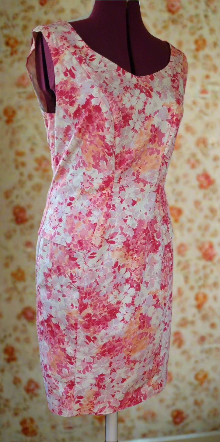 Floral Wiggle dress (Size 12)