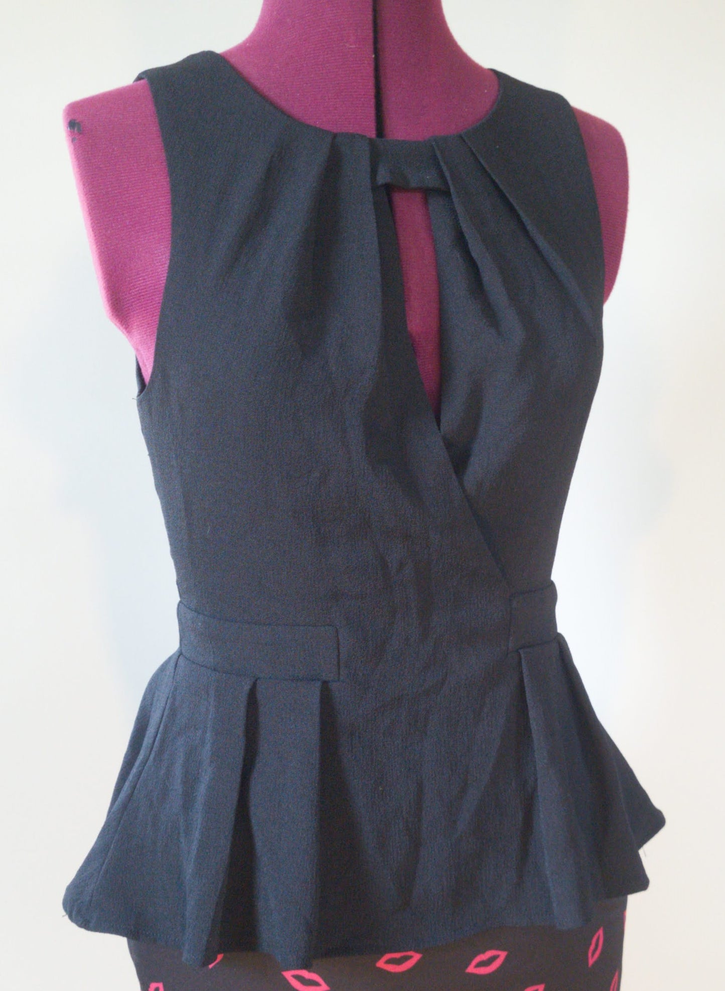 Black 'Butterfly' top (Size 10)