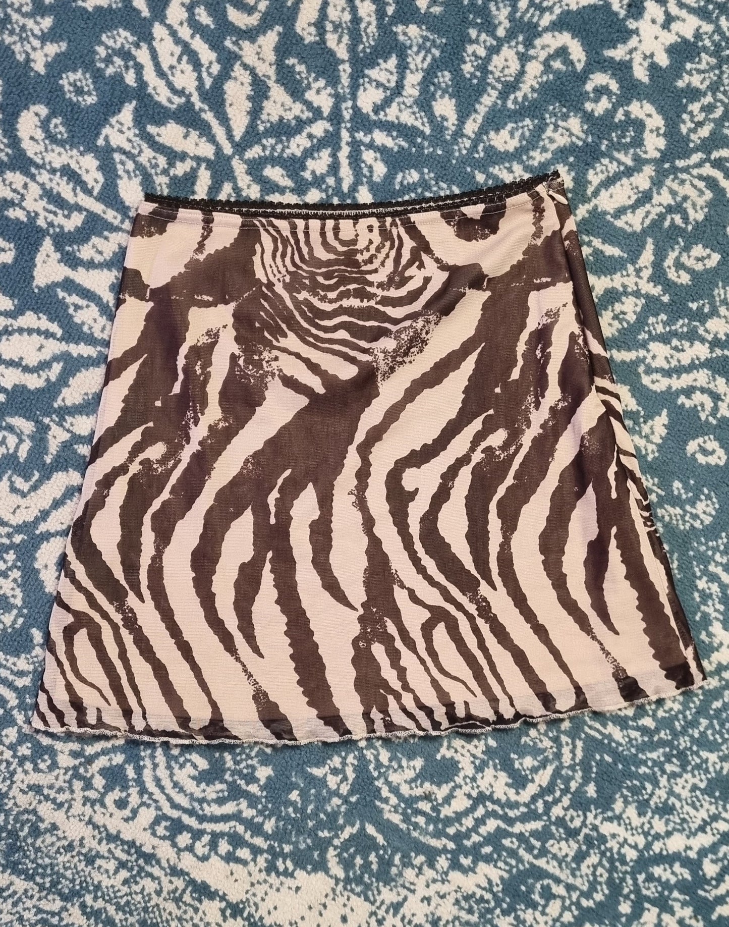 Fingerprint Mini Skirt