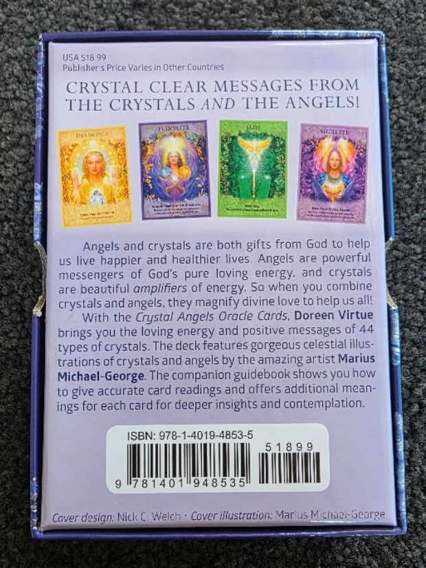 Crystal Angel Oracle cards - Doreen Virtue & Marius Michael-George