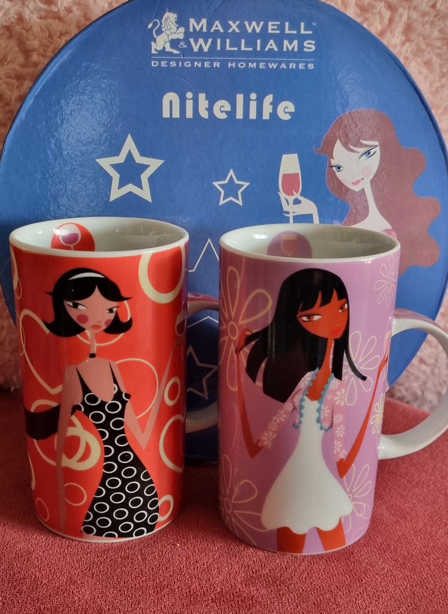 Maxwell Williams Coffee Mug 'Nightlife'set